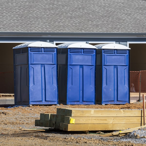 are there any restrictions on where i can place the portable toilets during my rental period in Nimishillen Ohio